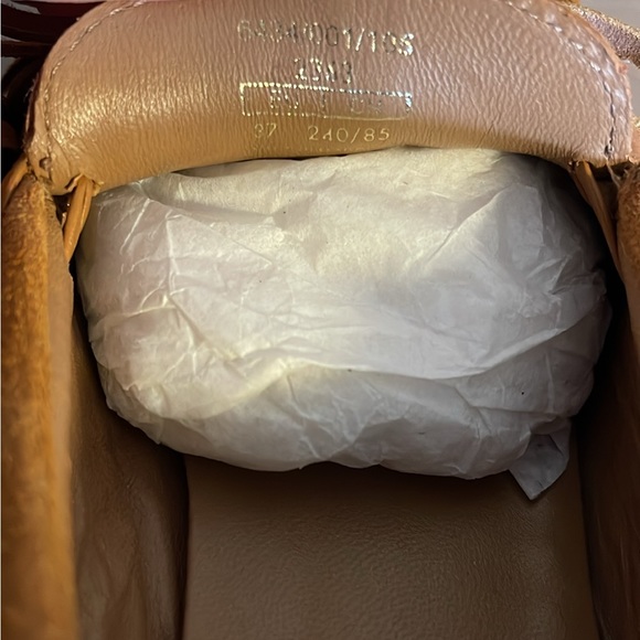 Zara Tan Suede Moccasin Loafers - Women’s Size 37 - Picture 7 of 8